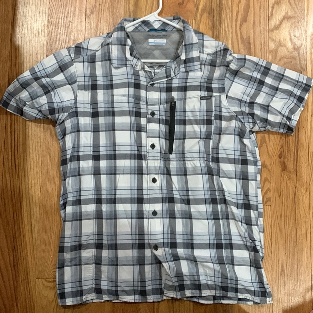 Columbia Ominshade Fishing Plaid Large